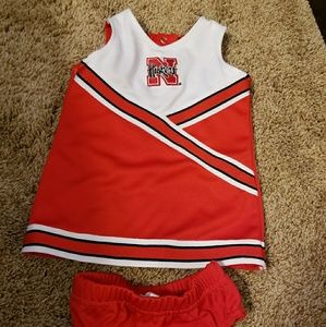 6-9 month Husker Cheerleader Outfit